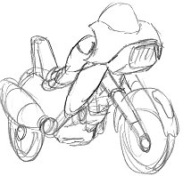 rough bike mode, just to illustrate the main sections