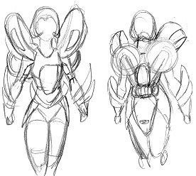 robot mode sketch